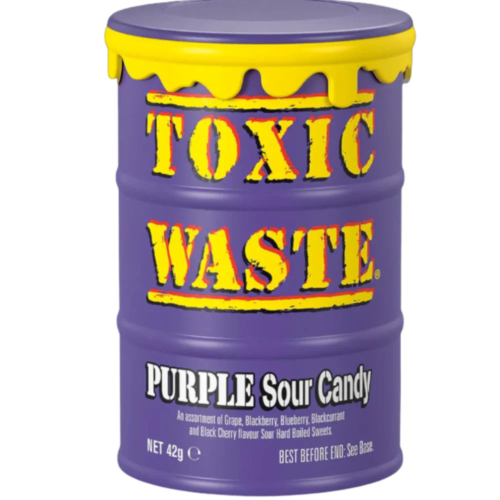 TOXIC WASTE PURPLE SOUR CANDY DRUM (x1)