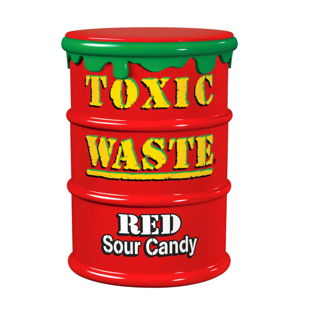 TOXIC WASTE RED SOUR CANDY DRUM (x1)