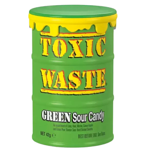 TOXIC WASTE GREEN SOUR CANDY DRUM (x1)