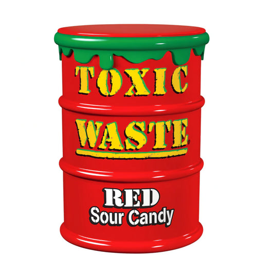 TOXIC WASTE RED SOUR CANDY DRUM (x1)