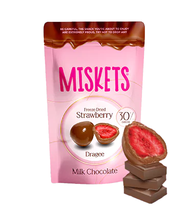 Miskets Milk Chocolate Strawberry