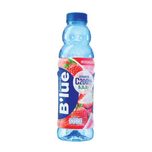 B’lue Strawberry 500 ml boisson Thaïlandaise