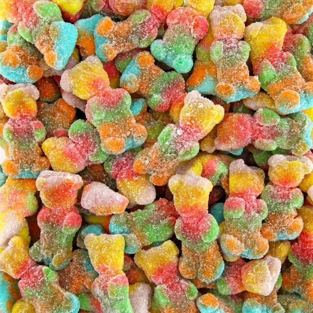 OURSONS MULTICOLORES ACIDULEE (100G)